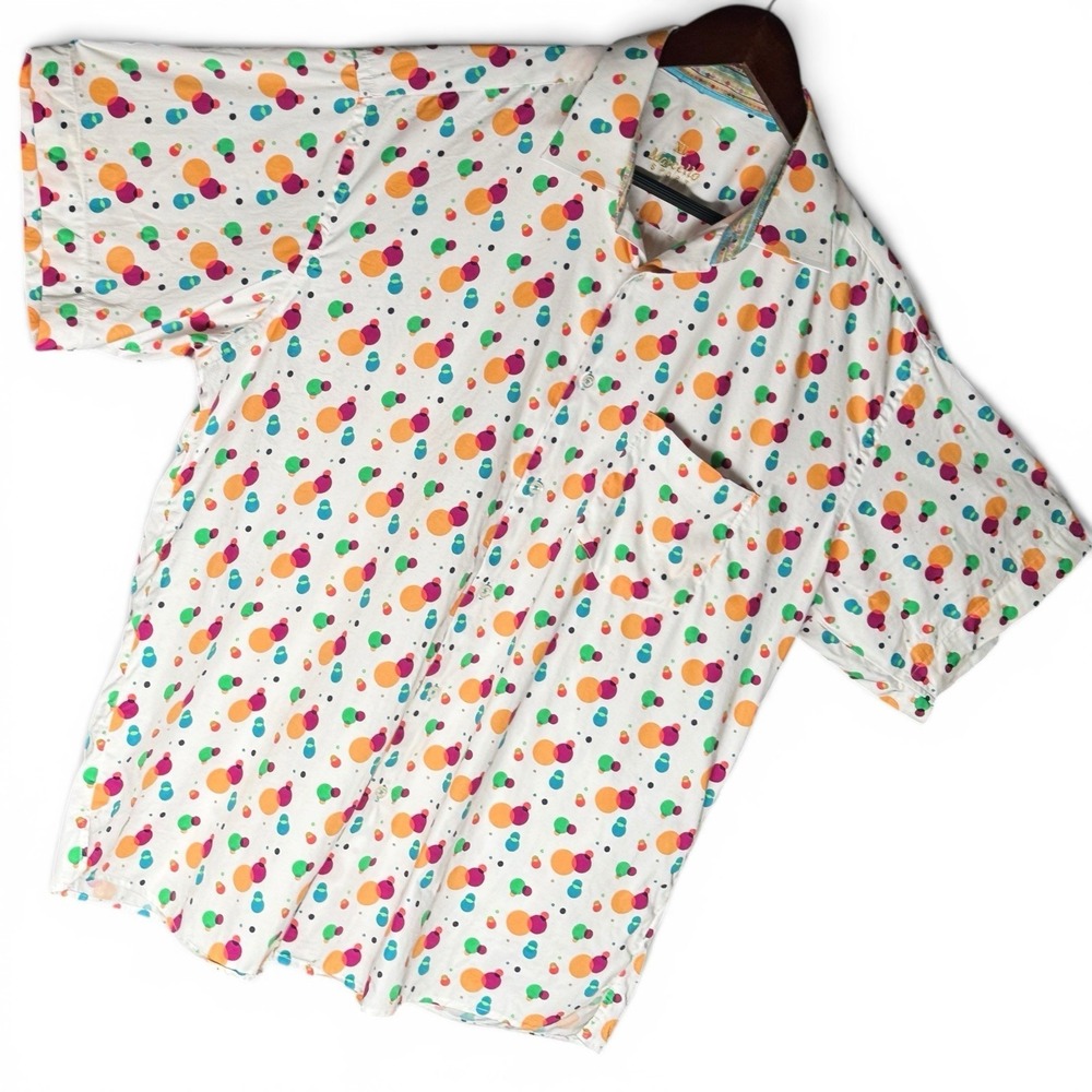MARCELLO XL Short Sleeved Button Down Shirt - Picture 7 of 14